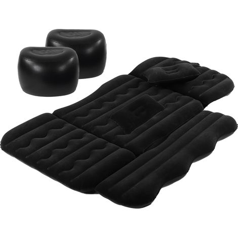 Matelas gonflable multifonctionnel floqué pour voiture, avec pompe de gonflage électrique (1/5)