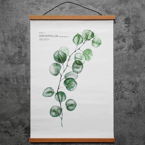 Cadre pour poster magnétique A4 - En bois - Pour impression d'art, chambre, salon et bureau Largeur : 40 cm-Fei Yu (1/5)