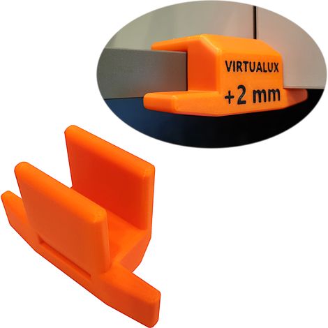 Maniglia da falegnameria per il montaggio di frontali su pannelli da 18 mm a 2 mm (1/5)