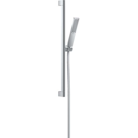 Hansgrohe Pulsify E - Brausegarnitur: Handbrause, Stange und Schlauch, EcoSmart, Chrom 24380000 (1/5)