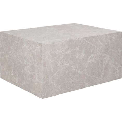 VAST-Table basse décor marbre beige 60x80 cm (1/5)