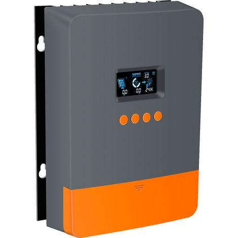 60A MPPT Solar-Lade- und Entladeregler 12/24/36/48V Auto-Max DC160V, hintergrundbeleuchtetes LCD-Display für verschlossene Blei-Säure-, Gel- und Lithiumbatterien (1/5)
