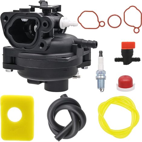 Rasenmäher-Vergaser kompatibel mit Briggs & Stratton 799583 591160 593261 591110 inklusive Luftfilter