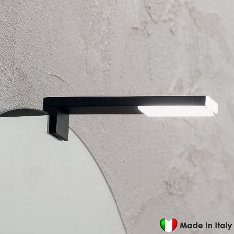 Faretto Led COMPAB - Made In Italy - Attacco A Telaio e a Morsetto - Nero Opaco - 3.5 W - 230 Volt - Risparmio Energetico (1/3)