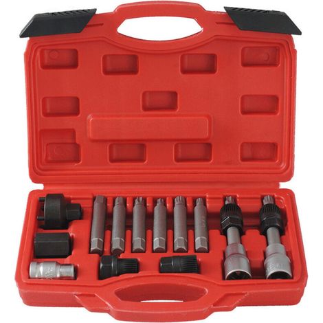 SABIR Kit de 13 doublages de poulie rétractable sans verrouillage d'alternateur, écrous, portes de garage. STOL (1/5)