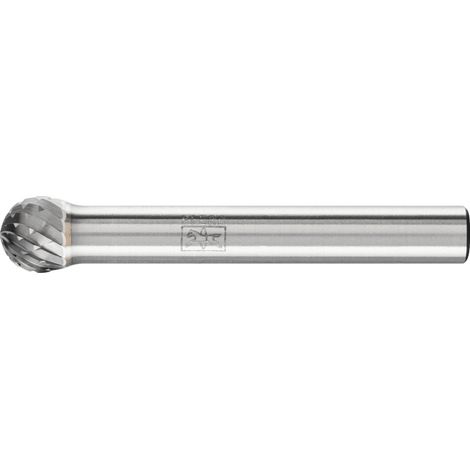 PFERD Hartmetall Frässtift Kugel KUD Ø 08x07 mm Schaft-Ø 6 mm Z4 universal mittel fein (1/5)