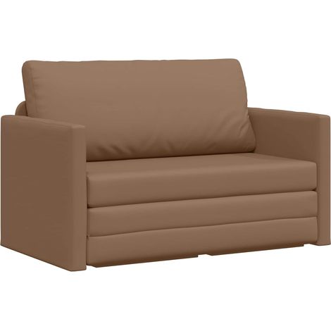 Maison Exclusive - Divano letto Cappuccino 124 x 71 x 78 cm Pelle Artificiale