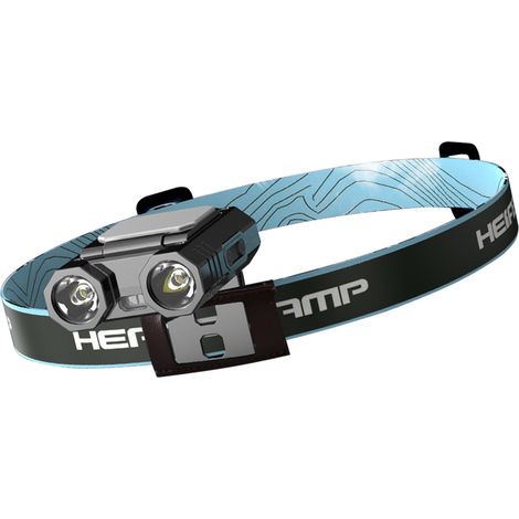 Decdeal Lampe frontale LED Rechargeable, phare de Camping, à Induction intelligente, avec pince à chapeau, luminosité réglable, type-c comme batterie externe (1/5)