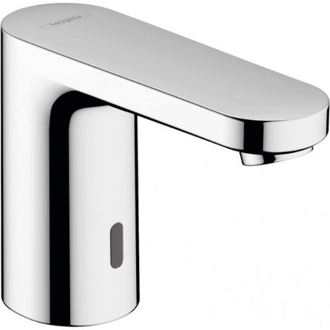 Hansgrohe Vernis Blend eFaucet - Grifo electrónico de lavabo, alimentación por batería, cromo 71503000