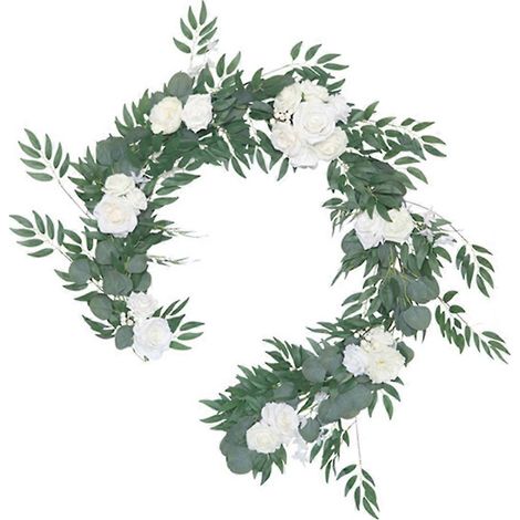 Künstliche rosa Efeugirlande, Wanddekoration, Hochzeitsbogen, Tischläufer, Zeremonienkulisse, künstliches Blumenaccessoire, 5 Meter.