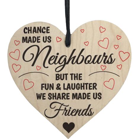 Plaque En Bois - Cœur Décoratif Suspendu Pour Mur Bouteille Ou Crochet - Idéal Pour Famille Amitié Amour - 10 x 9,6 x 3 cm (1/2)