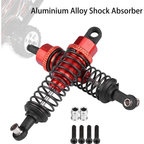 Amortisseur en aluminium pour camion radiocommandé 1/18, pièce de rechange RC (rouge) (1/5)