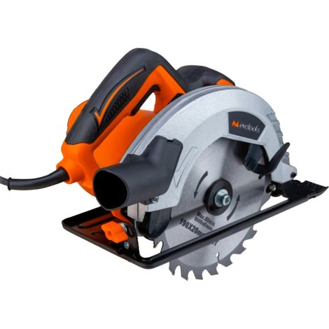 Scie circulaire Evotools CS 1600W EPTO 681622, 1600W diamètre du disque : 185/190 mm, profondeur de coupe dans le bois : 65 mm à 90° / 45 mm à 45° (1/5)