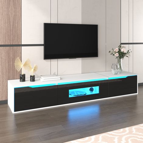 mobile tv contenitore 180x35x30 pannello bianco HAVRYA (1/5)