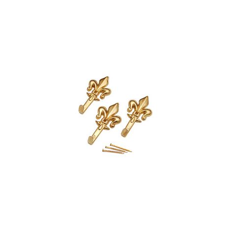 GANCIO P/QUADRO GIGLIO 47 MM ORO BL 3 PZ Q.TA 12