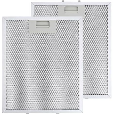 Filtro de campana extractora AEG de 305 x 267 mm, gran capacidad de almacenamiento de aceite, resistencia a altas temperaturas, 5 capas, repuesto para campana extractora blanca.