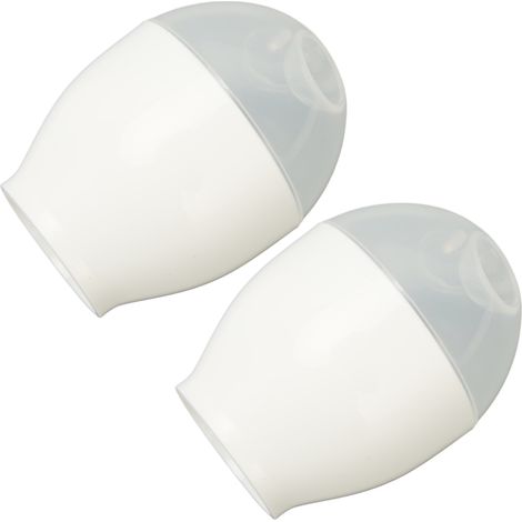 Lot de 2 cuiseurs à œufs pour micro-ondes, cuiseurs à œufs pochés portables en ABS, mini tasses pour une cuisson rapide des œufs, idéales pour le petit-déjeuner. (1/5)