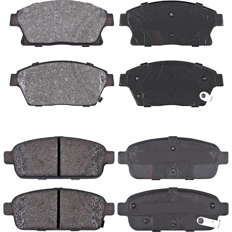 KIT PASTIGLIE FRENO ANTERIORI E POSTERIORI compatibile con CHEVROLET TRAX / PASTIGLIE FRENANTI AUTO OEM FDB4264,FDB4265 / SOSTITUZIONE DIRETTA / BASSA POLVERE / SILENZIOSO