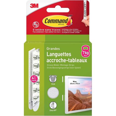 Klebepads Befestigungsclips für Bilder, 4 Paar im Set