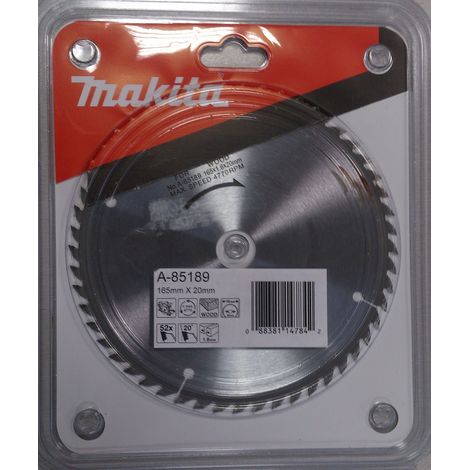 Lame de scie Makita 165x1 6x20 0 mm Z52 20°