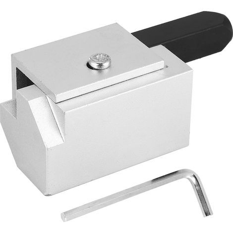 Generic Outils d'artisanat du Bois, Ciseau d'angle en Alliage en Aluminium de Bricolage Lourd, Recoins à Charnière Creuse pour Verrouillage de Porte. (1/5)