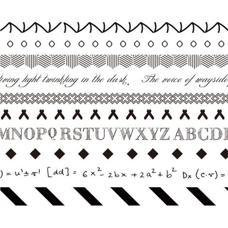 Ruban Adhésif En Papier - Lot De 10 Rouleaux 5mm X 2m - Pour Loisirs Créatifs Et Journaling - Couleur Naturelle (1/5)