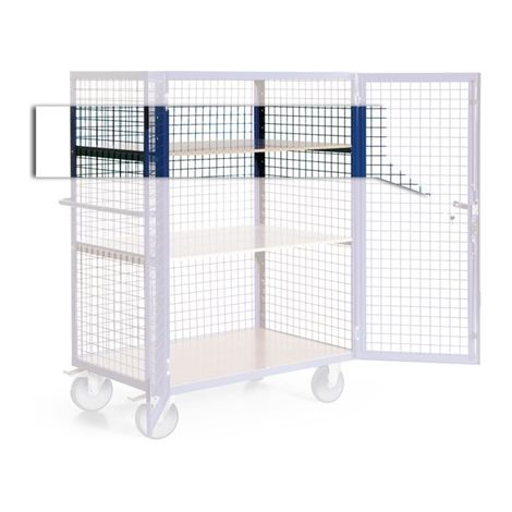 Bako Logistiksysteme Fachboden inkl. Auflagen für Schrankwagen R600 1050x680mm (1/2)