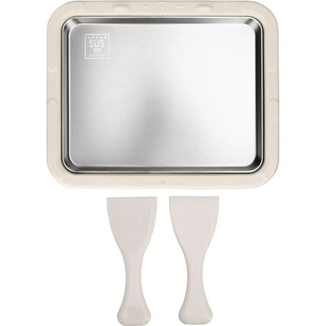 Máquina de Helado Manual Acero Inoxidable SUS 304, 26,5x21,5 cm, Preparación Rápida en 5 Min – Ideal para Cocina y Hogar (1/5)