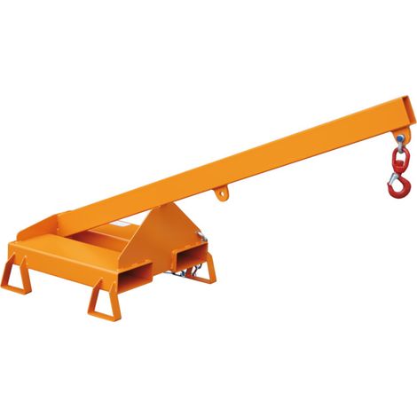 Bauer Südlohn Bras de levage LA 25-1,0, peint, orange jaune
