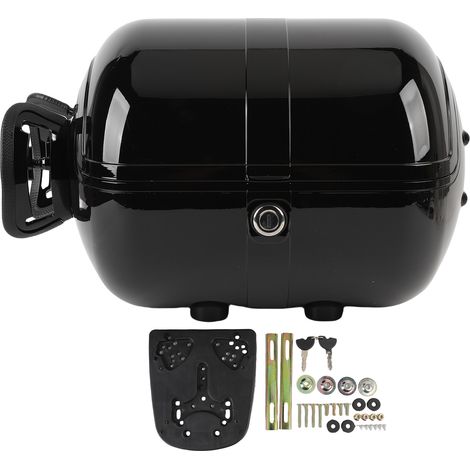 Coffre moto système anti-vol étanche 28L – Porte-bagages rangement, transport (1/5)