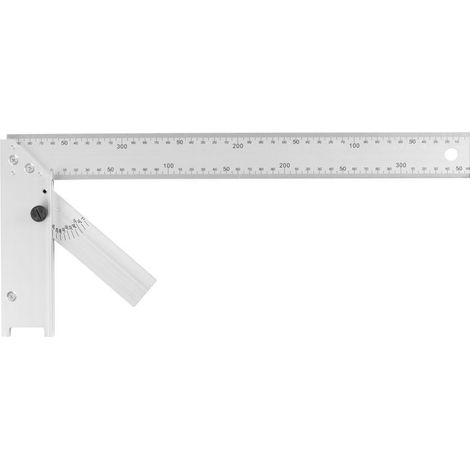 Winkel DY-5030 • 400 mm, Alu, mit Winkelmesser