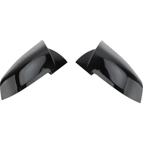 Tapas de espejo retrovisor de aspecto deportivo, resistentes a los impactos e impermeables para las series 1, 2, 3 y 4 (F20, F22, F23, F30, F31, F34, F32, F33) en color negro brillante. (1/2)