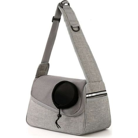 Ensoleille – Sac de transport pour chien respirant en tissu Oxford – Bandoulière large pour confort – Vue panoramique pour animaux – Voyage et sorties (1/3)