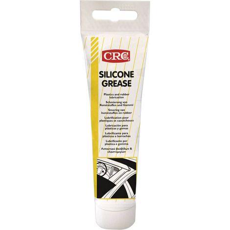 Graisse silicone 100 ml – Lubrifiant pour métaux, plastiques et caoutchoucs – Plage de températures -40 à 200 °C – 32086AB – CRC