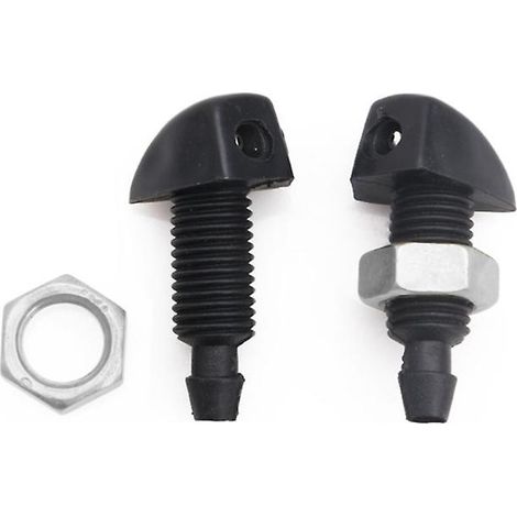 Lot de 2 buses de lave-glace en plastique noir pour pare-brise (1/5)