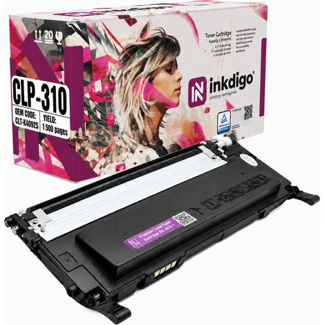 Toner Inkdigo CLT-K4092S compatibile con Samsung CLP-310, CLX-3170FN, CLP-315, certificato TÜV. (1/5)