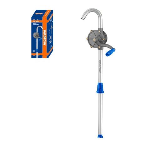 Pompa manuale per olio in alluminio WADFOW, portata 25 l/min, lunghezza 127 cm, rivestimento in zinco (1/3)
