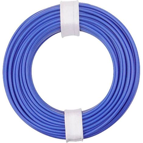150-012 Fil de câblage 1 x 0.50 mm² bleu 10 m