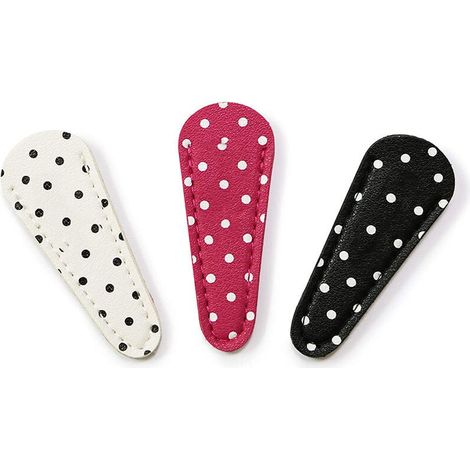 Custodia protettiva in pelle per forbici (3 pezzi) Bianco, rosa, rosso, nero (1/4)