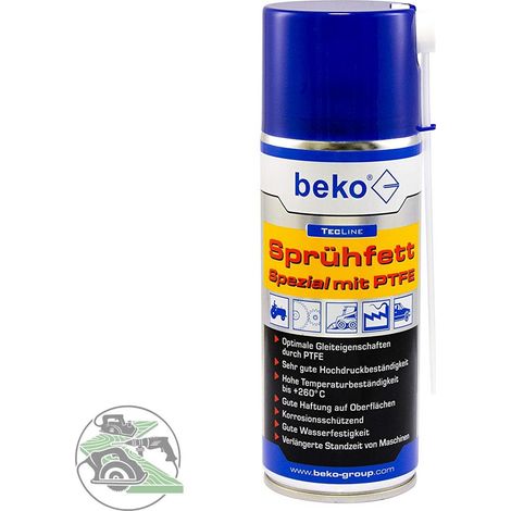 Beko TecLine Sprühfett Spezial mit PTFE - bis 260°C - 400 ml