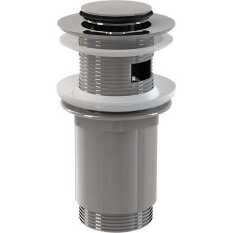Alcadrain Zubehör - Waschtischablauf 5/4" mit Überlauf, ClickClack, Metall A391 (1/2)