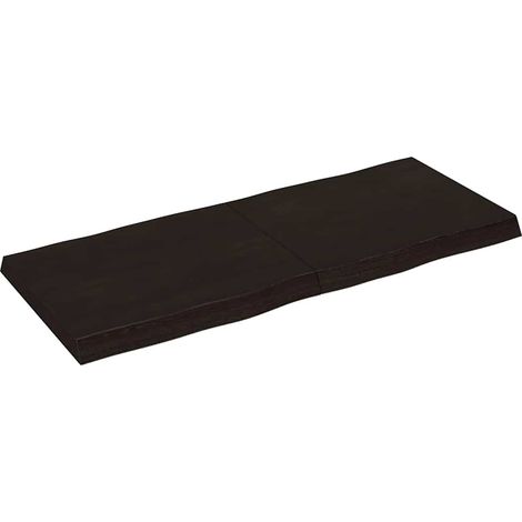Dessus de table Dessus de bureau Plateau de table bois massif traité bordure assortie