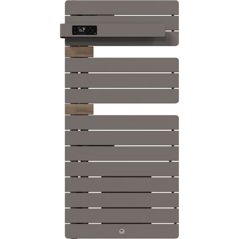 THERMOR - Sèche-serviettes connecté Allure 4 1500W Roche/Chêne Mat à gauche - 483330 (1/2)