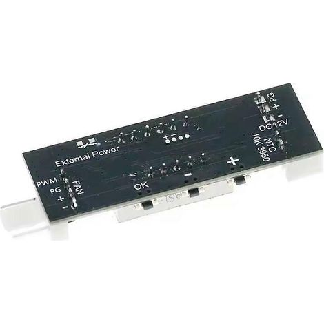 Contrôleur de température/régulateur de vitesse de ventilateur PWM 4 fils DC12V 3A avec module d'affichage numérique. (1/5)