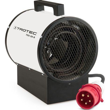 TROTEC Bauheizer TDS 30 R – Heizleistung 2,5 kW / 5 kW – Elektroheizer Luftmenge 580 m³/h – Heizlüfter für große Räume (1/5)