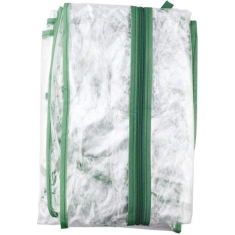Transparent replacement cover for 3-tier mini greenhouse (without frame), made of clear plastic.