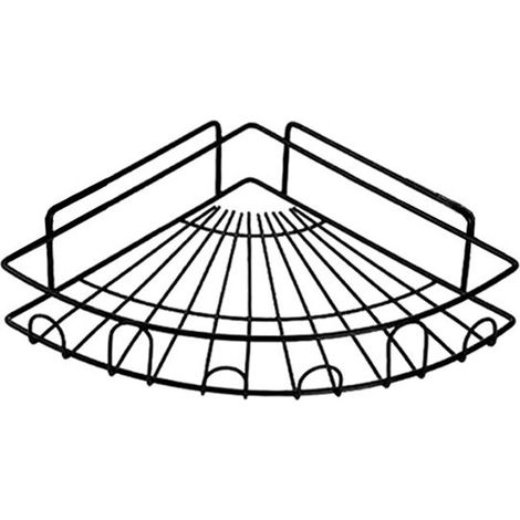 royaluxe - Multifonctionnel Fil Étagère D'angle Triangle Support Rack Supports De Cuisine Tenture Murale Salle De Bains Racks De Stockage  secteur (1/5)