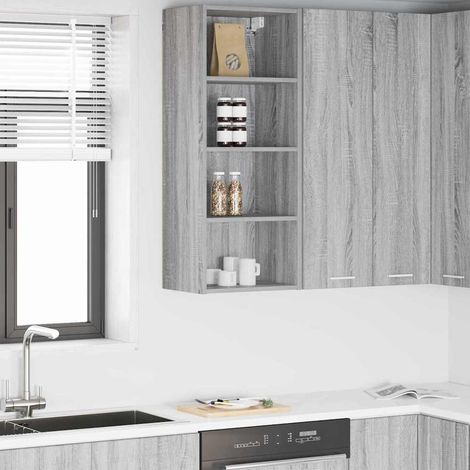 Hängeschrank Graues Sonoma 40 x 29,5 x 100 cm Holzwerkstoff