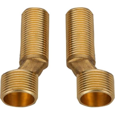 Eccentric Bath Shower Mixer Connector, Brass Elbow Reducer Connector, Adjustable Swivel Arm, Wall Mounted Counter Elbow Connector, Long Eccentric Connector, Gold C