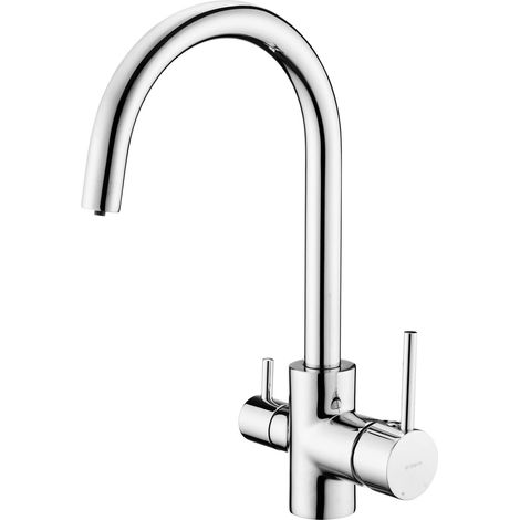 Grifo de cocina con conexión para filtro de agua, giratorio, cromado BCH 064M (1/5)